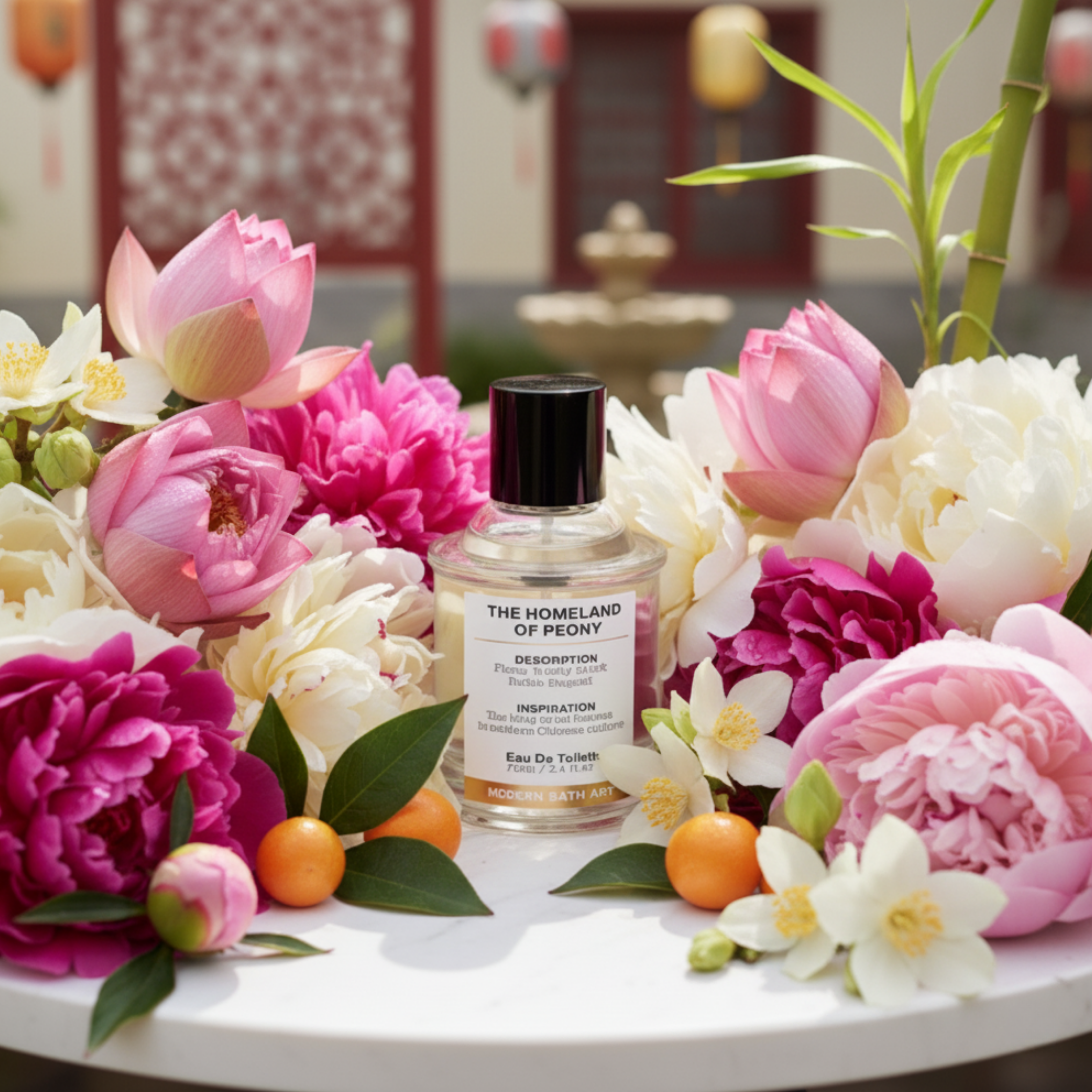 The Homeland Of Peony by Modern Bath Art