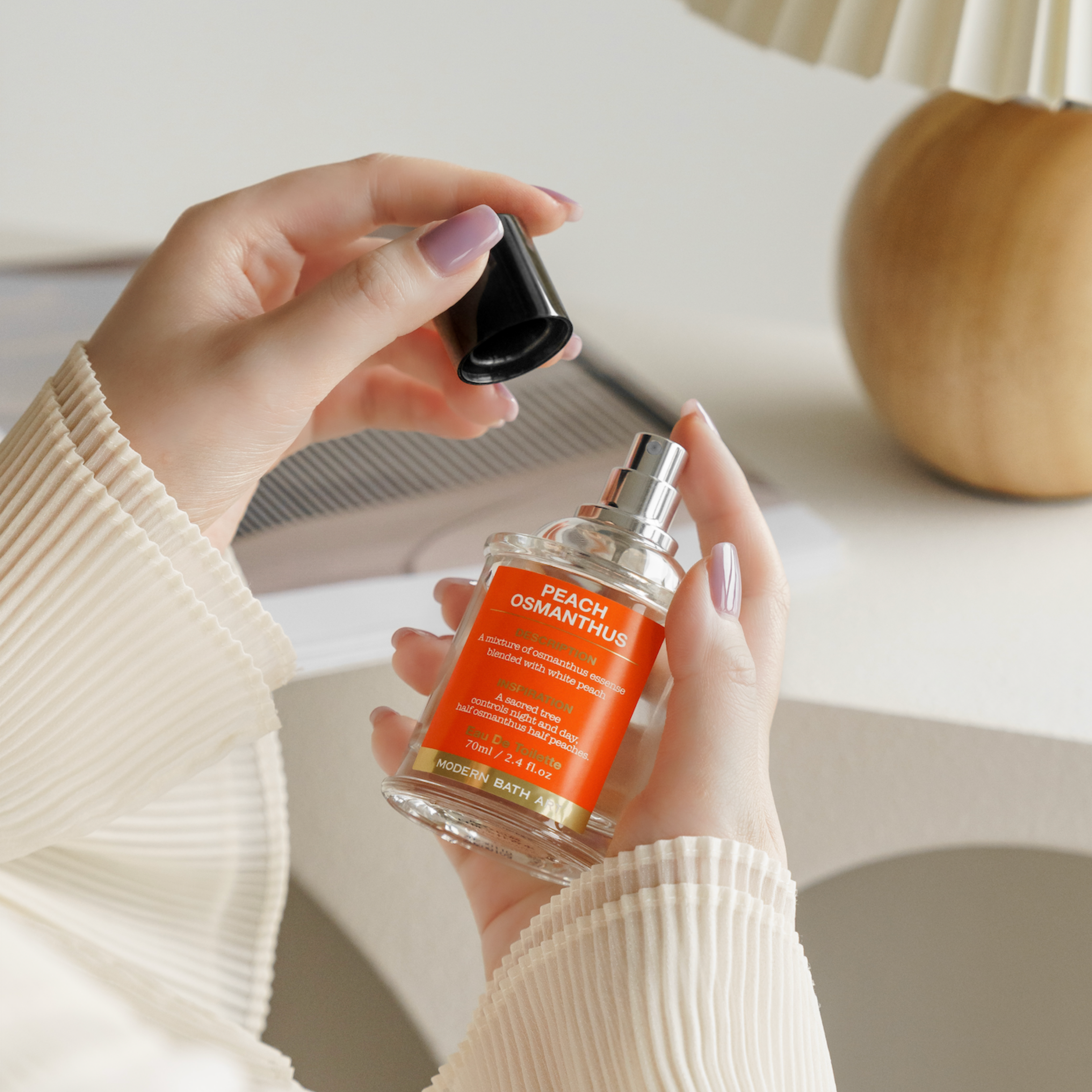 Peach Osmanthus by Modern Bath Art