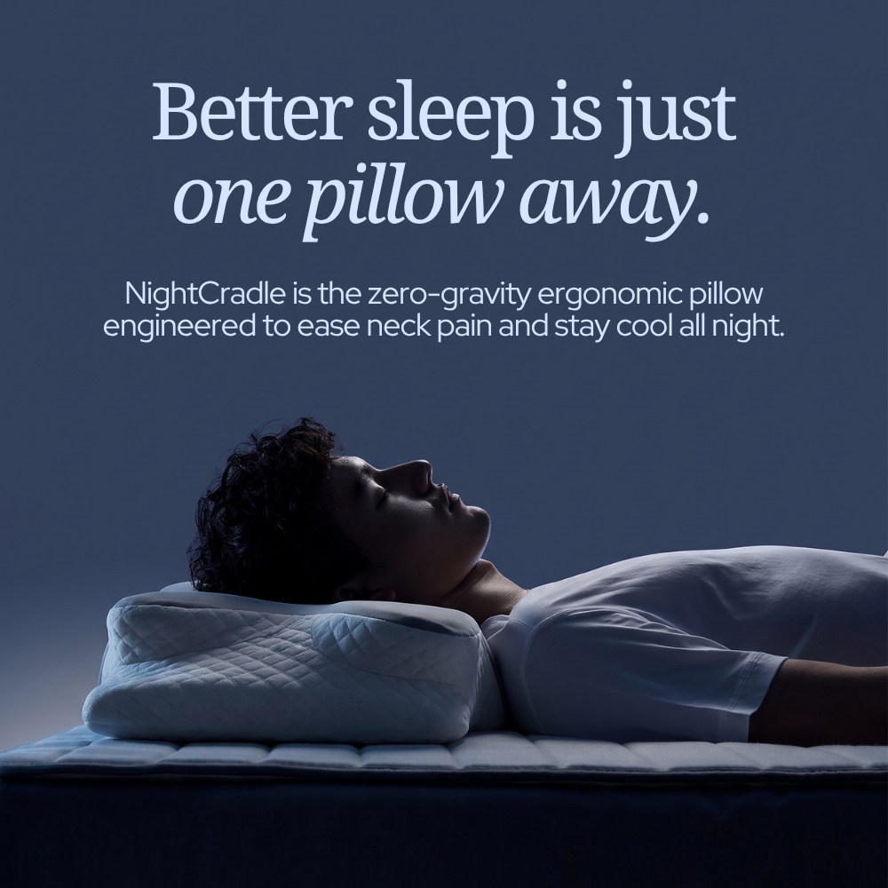 NightCradle Ergonomic Pillow