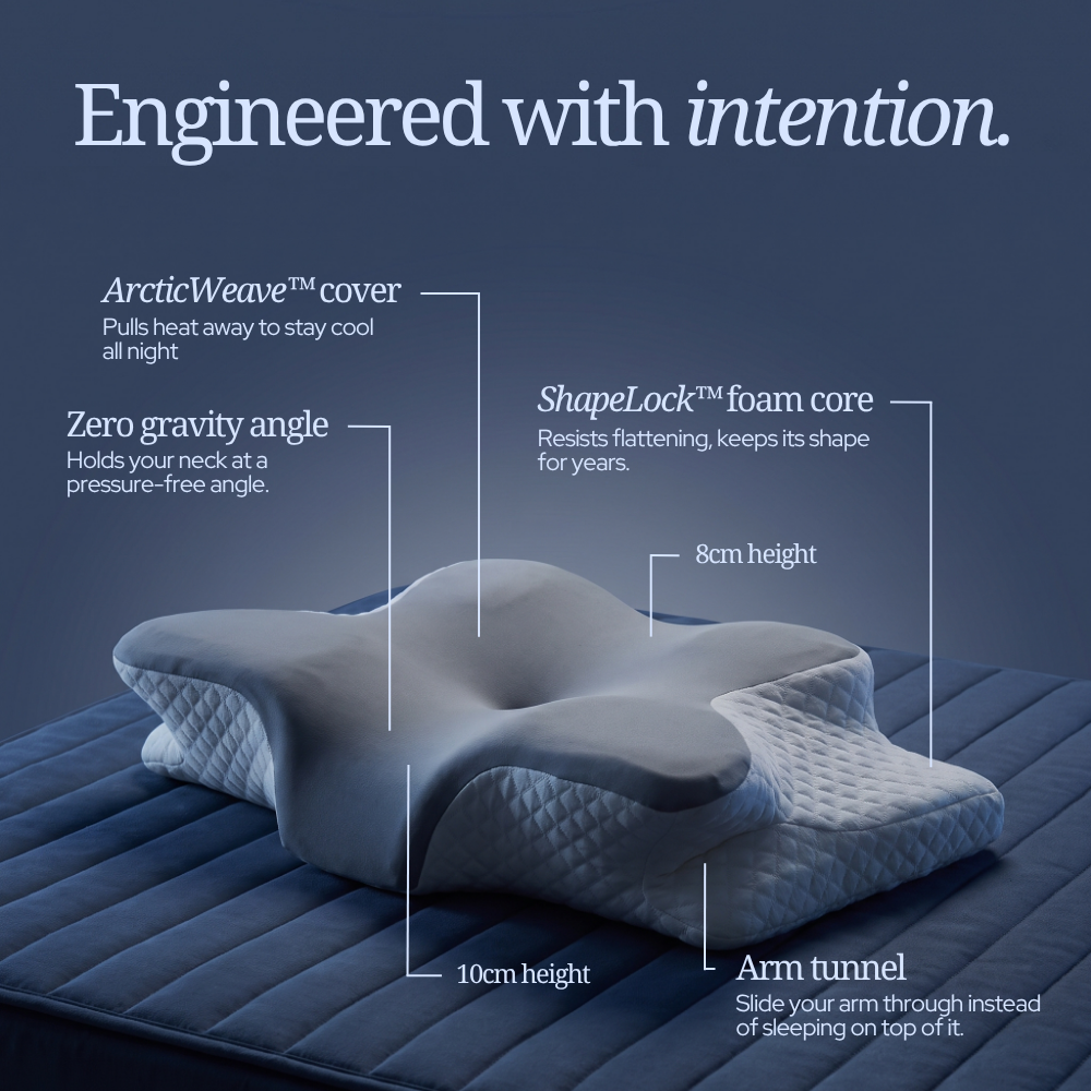 NightCradle Ergonomic Pillow