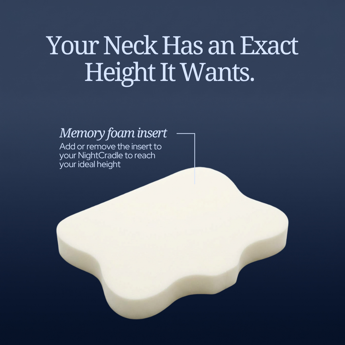 Memory Foam Insert