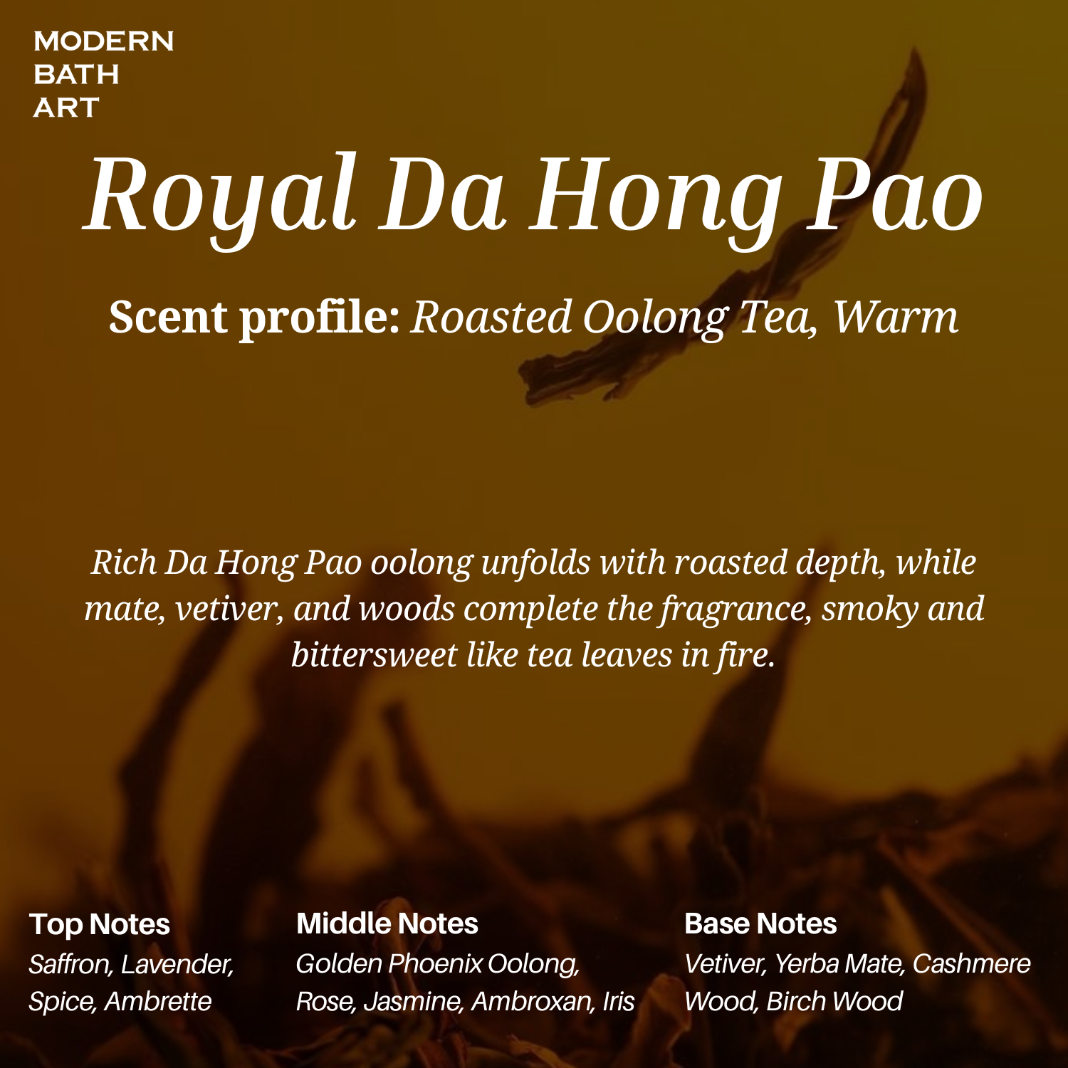 Royal Da Hong Pao by Modern Bath Art