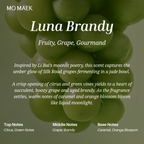 Luna Brandy Scented Perfumed Candle by Mo Maek